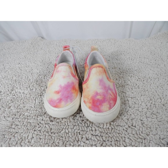 NWT Cat & Jack  Girls Tie Dye Slip on Sneakers Size 6 - Picture 1 of 7